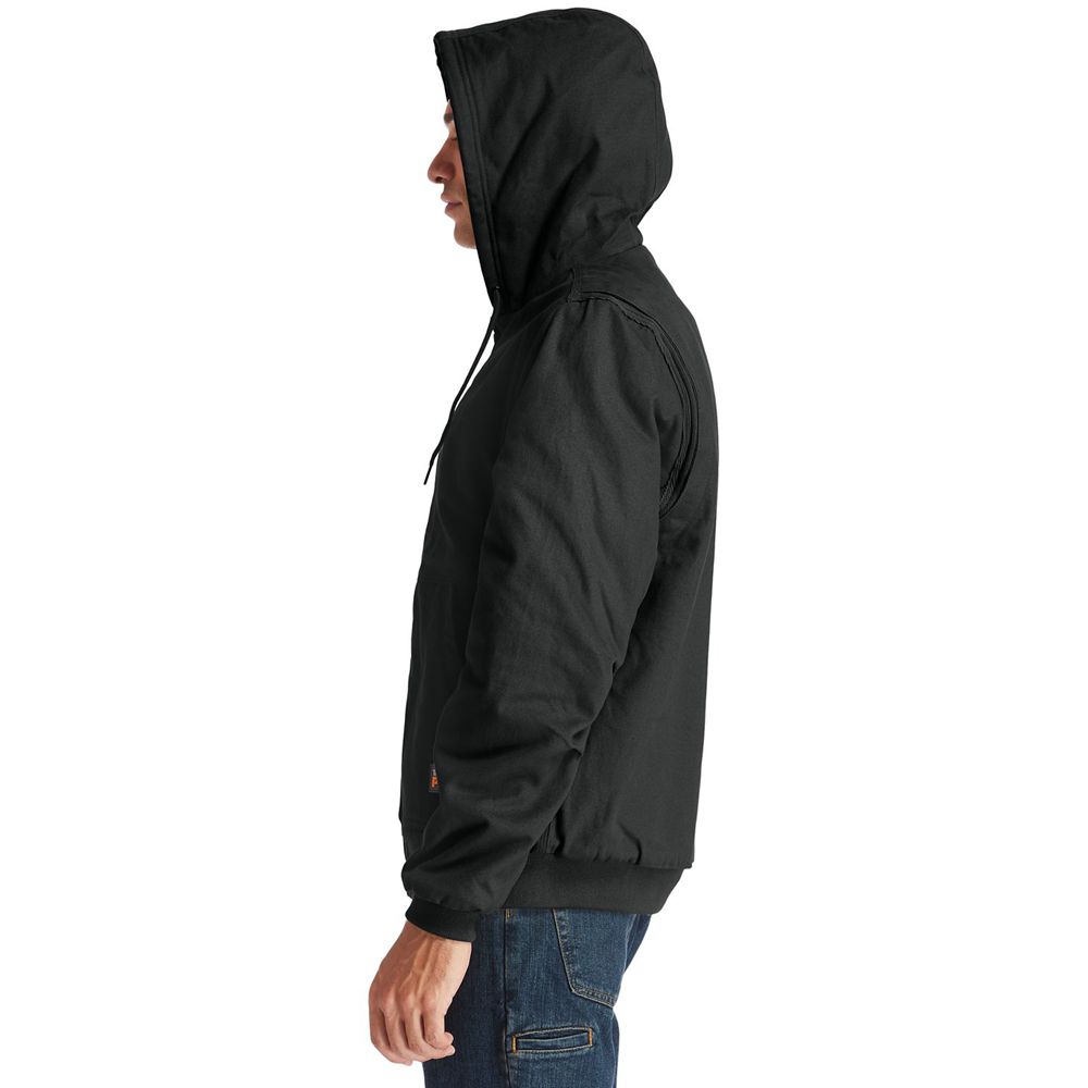 Chaquetas Timberland Hombre Pro® Gritman Lined, Sin Capucha Lona Negras - Chile VAI-924067